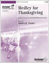 Medley for Thanksgiving Handbell sheet music cover